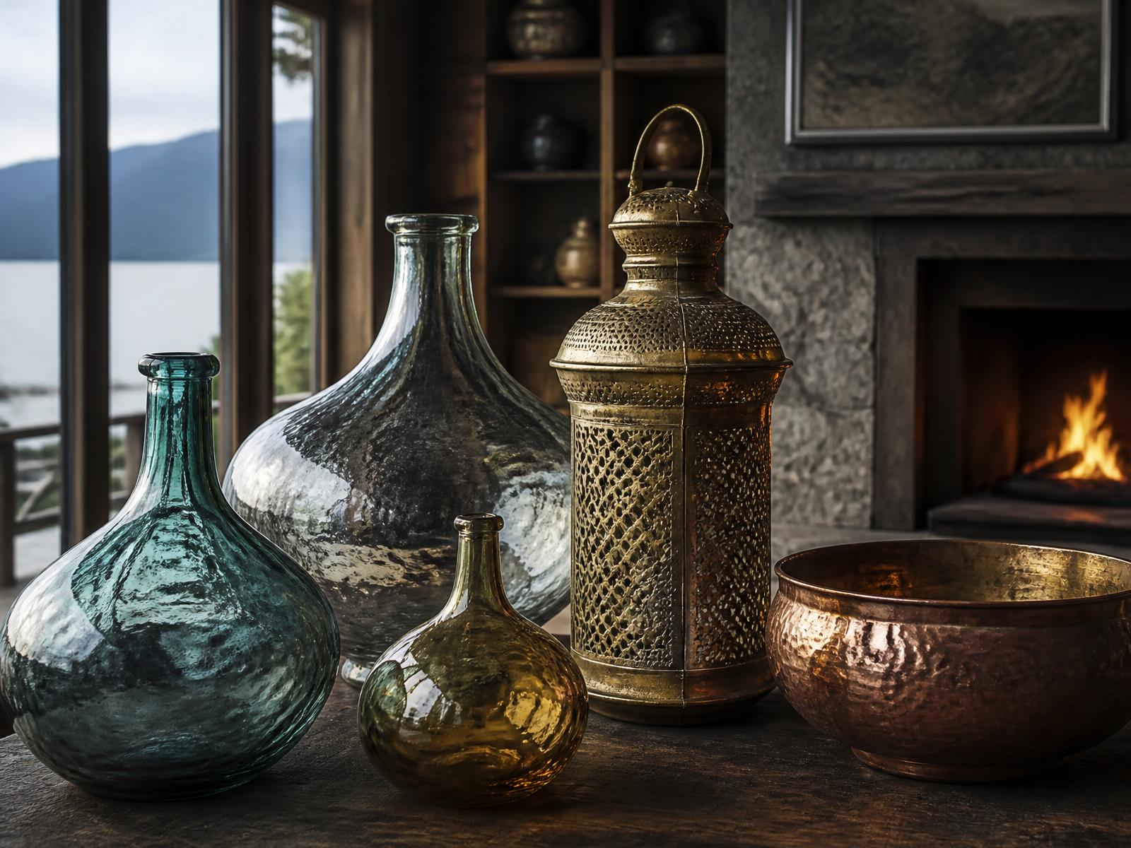 Glassworks collection of globally sourced artisan objects