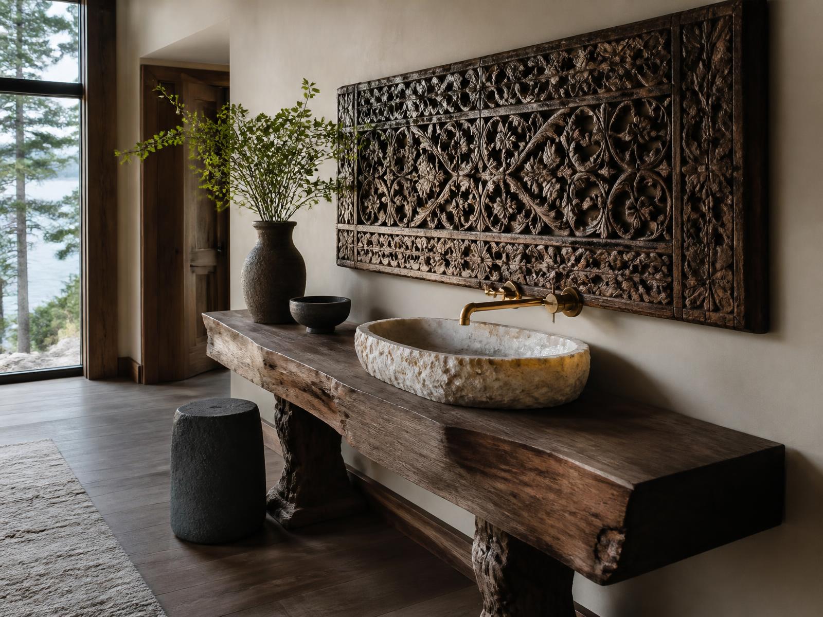 Heritage Wood collection of globally sourced artisan objects
